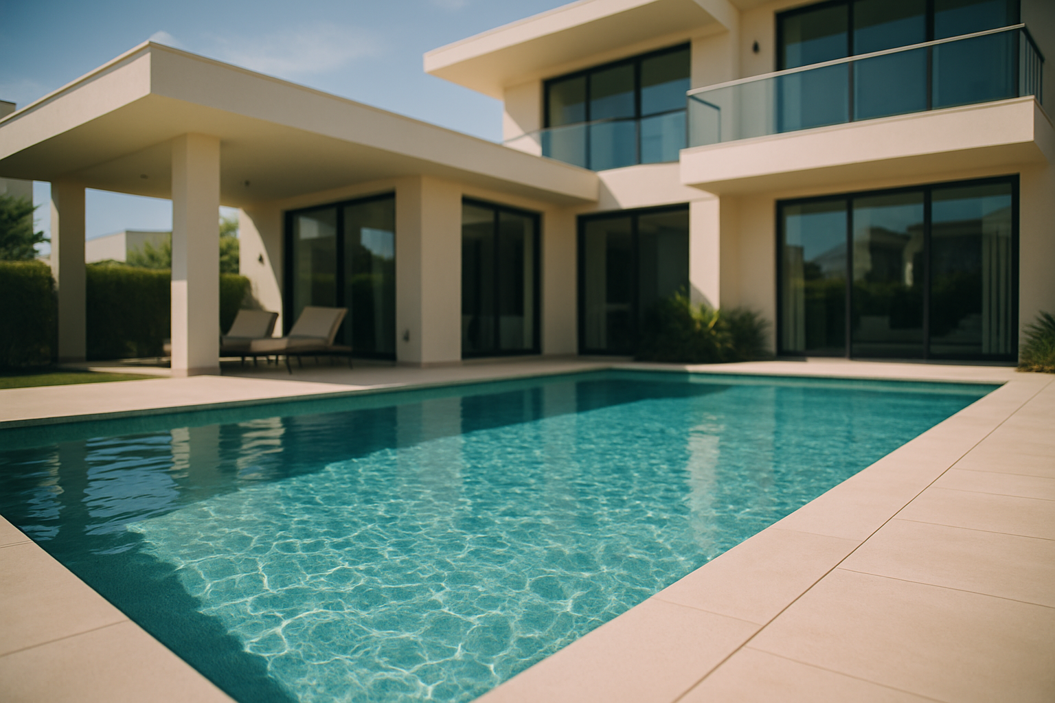 Clean Dubai Villa Pool